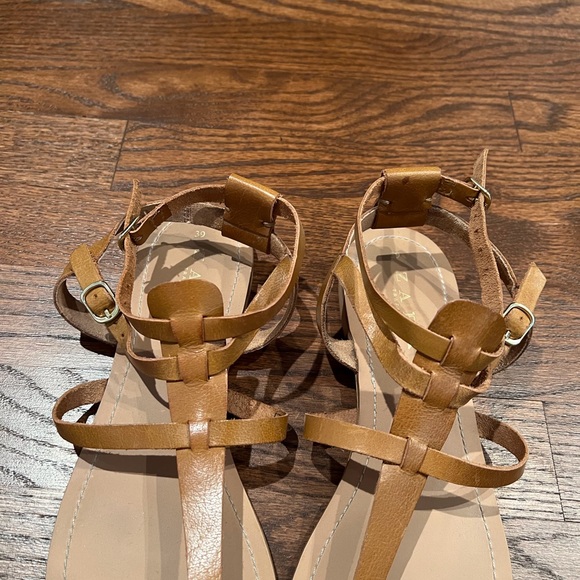 Zara tan brown gladiator sandals - Picture 8 of 13